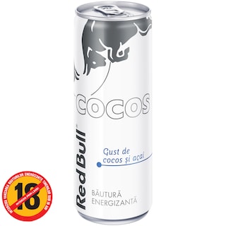 Red Bull Cocos | Bautura energizanta cu gust de cocos si acai 250ml