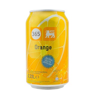 365 | Bautura racoritoare carbogazoasa cu suc de portocale doza 0.33l