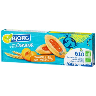 Bjorg | Biscuiti barcute cu caise 120g