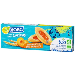 Bjorg | Biscuiti barcute cu caise 120g