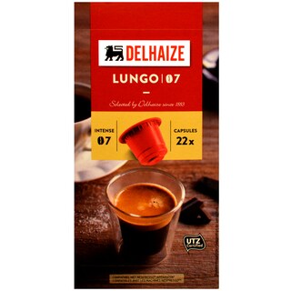 Delhaize | Cafea Lungo 07, 22 capsule