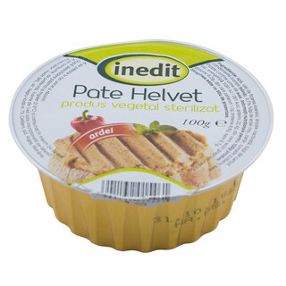 Inedit | Pasta vegetala helvet cu ardei 100g
