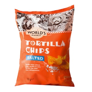 World's Market | Chips tortilla cu sare 150g