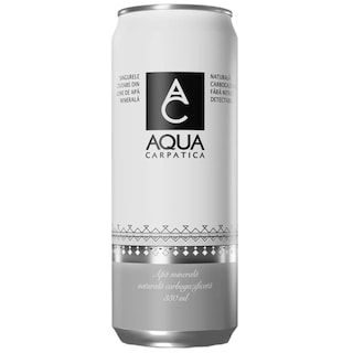 Aqua Carpatica | Apa minerala naturala carbogazificata 330ml