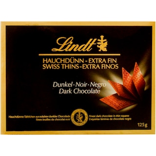 Lindt | Folii ciocolata neagra 125g