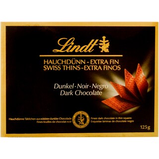 Lindt | Folii ciocolata neagra 125g