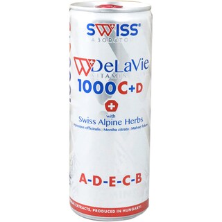 Swiss | Bautura carbogazoasa cu vitamine si aroma de fructe de padure 250ml