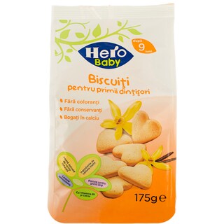 Hero Baby | Biscuiti cu vanilie 9 ani + 175g