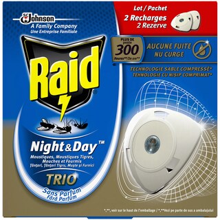 Raid | Rezerva aparat electric impotriva tantarilor, 2 bucati