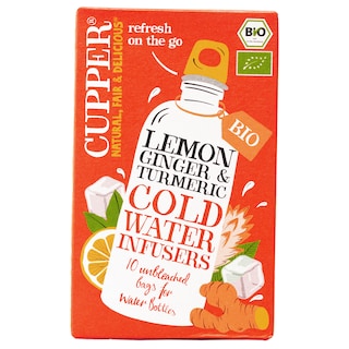 Cupper | Infuzie rece ghimbir si turmeric 10x2.7g