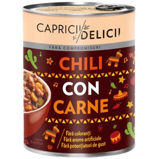 Capricii si Delicii | Chili cu carne 400g