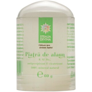 Steaua Divina | Antiperspirant si cicatrizant piatra de alaun 60g
