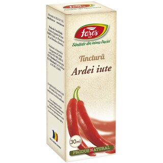 Fares | Tinctura simpla din ardei iute 30ml