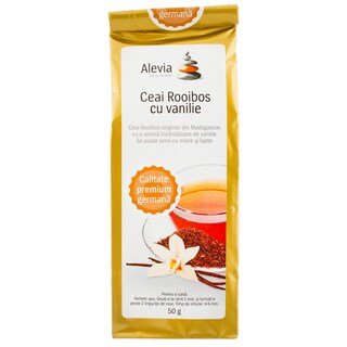 Alevia | Ceai Rooibos cu vanilie 50g