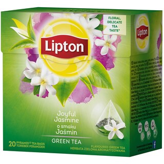 Lipton | Ceai verde cu iasomie 20x1.7g