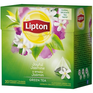 Lipton | Ceai verde cu iasomie 20x1.7g