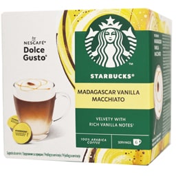 Cafea Macchiato Madagascar Vanilla, 12 capsule