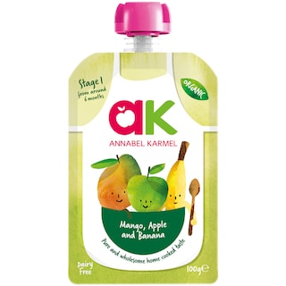 Annabel Karmel | Piure bio de mango, mere si banane 100g