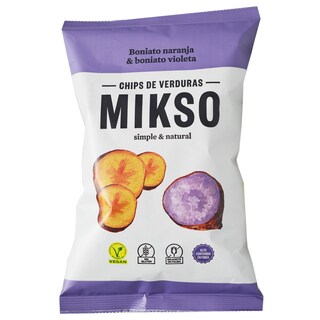Mikso | Chips din cartof dulce si mov 85g