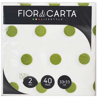 Fior Di Carta | Servetele 2 straturi, 40 bucati