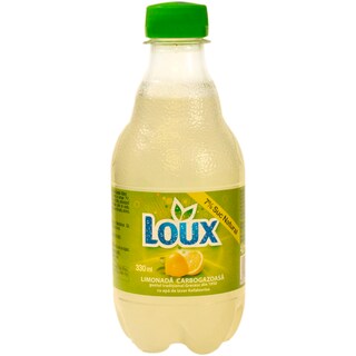 Loux | Bautura racoritoare carbogazoasa cu suc de lamaie 330ml