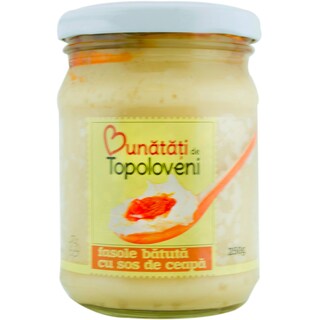 Bunatati de Topoloveni | Fasole batuta cu sos de ceapa 250g