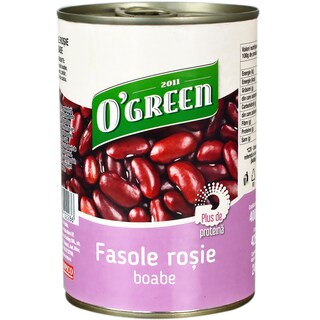 O'GREEN | Fasole rosie boabe 400g