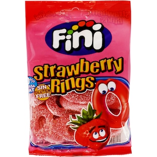 Fini | Jeleuri gumate cu aroma de capsuni 100g