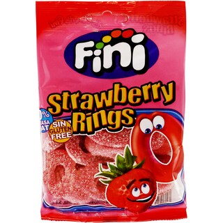 Fini | Jeleuri gumate cu aroma de capsuni 100g