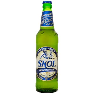 Skol | Bere nepasteurizata la sticla 0.5l
