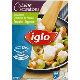 Iglo | Bucati de peste cu legume 500g