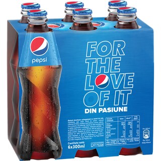 Pepsi | Bautura racoritoare carbogazoasa 5+1x300ml