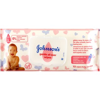 Johnson's Baby | Servetele umede Gentle All Over, 72 de bucati