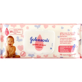 Johnson's Baby | Servetele umede Gentle All Over, 72 de bucati