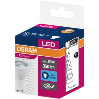 Osram | Bec LED GU10 5W (50W) 2700K/4000K/6500K