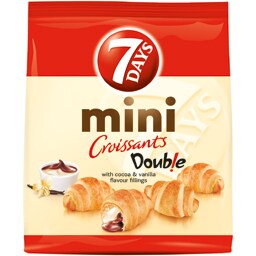 Mini croissant cu umplutura de cacao si vanilie 185g