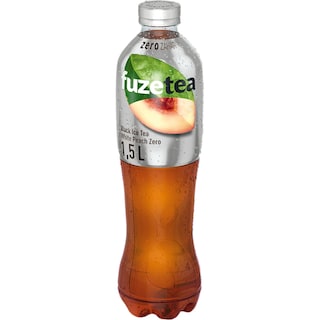 Fuzetea | Black Ice Tea cu aroma de piersica alba, zero zahar 1.5L