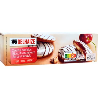 Delhaize | Biscuiti moi cu suc de cirese  150g