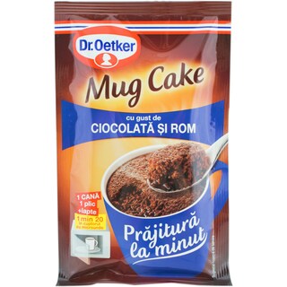 Dr. Oetker | Mug Cake | Mix pentru prajitura la cana cu gust de ciocolata si rom 58g