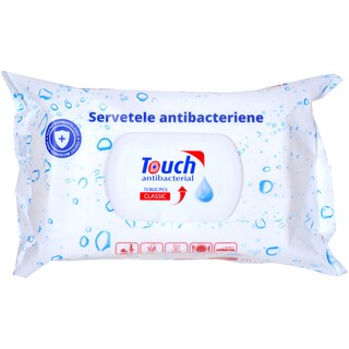 Touch | Classic | Servetele umede antibacteriene 70 bucati