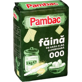 Pambac | Faina alba de grau 000 1kg
