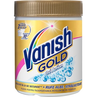 Vanish | Oxi Action | Pudra pentru indepartarea petelor, rufe albe Gold 423g