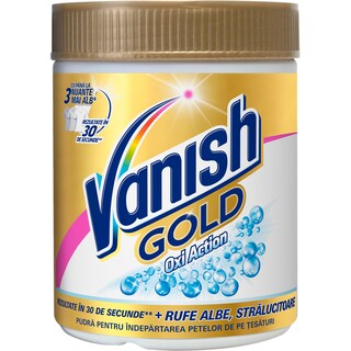 Vanish | Oxi Action | Pudra pentru indepartarea petelor, rufe albe Gold 423g