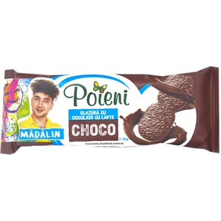 Poieni | Biscuiti glazurati cu ciocolata 36g