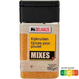 Delhaize | Amestec de condimente pentru pui la cutie de plastic 190g