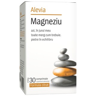 Alevia | Magneziu citrat 30 comprimate 57.1g