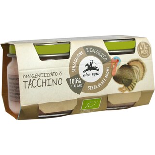 Alce Nero | Baby | Piure din carne de curcan eco 2x80g