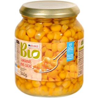 Delhaize Bio | Porumb dulce boabe 340g