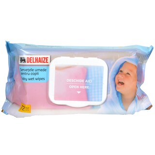 Delhaize | Servetele umede pentru copii 72 bucati