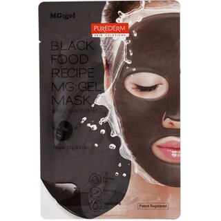 PUREDERM | Masca pentru reintinerirea pielii Black Food